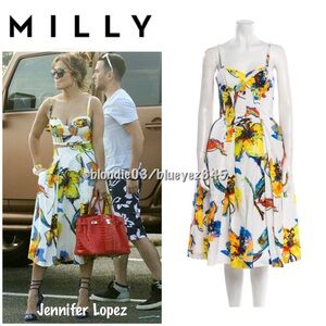 Milly Iconic Pop Art floral pattern Dress 2